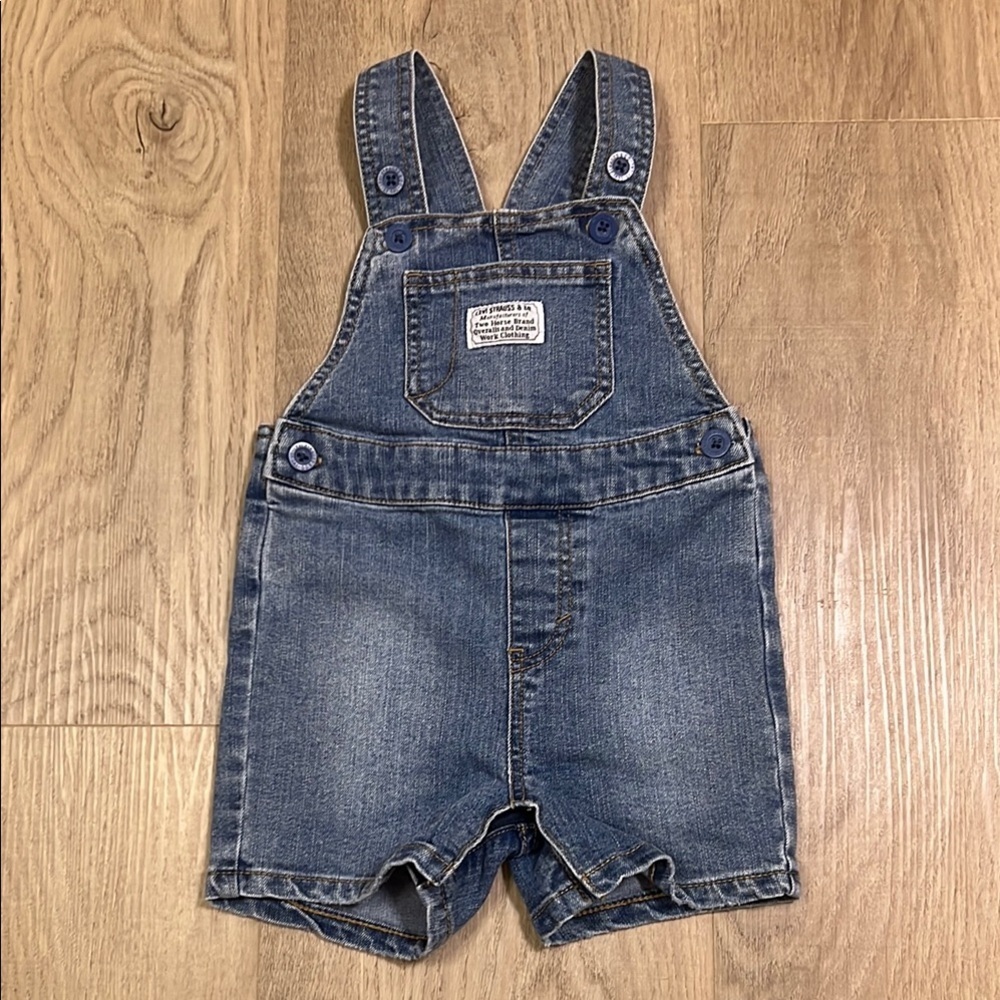 Levi’s Denim Overall Shorts for Kids (12mo) EUC